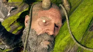 God of War PS4 &mdash; Мимир приказывает Кратосу отрубить ему голову