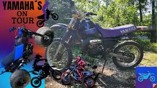 DIE YAMAHA&acute;S👻👍Yamaha dt125/Yamaha yt60/Trizinger/Enduro/Spr&uuml;nge/Wheelies/Drifts