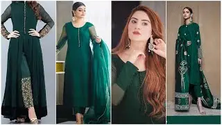 #2021#Green#Dress Ideas|Green Colour Combination Dress Ideas