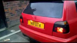 My vr6 mk3 golf matte red project still in the making.....