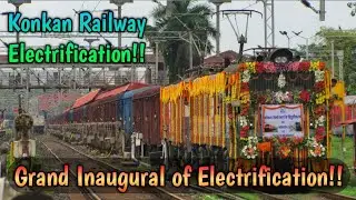 Konkan Railway Electrification Grand Inaugural by PM Modi!! | Indian Railways