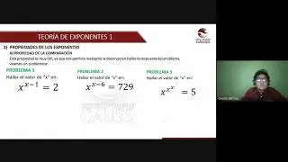 &Aacute;LGEBRA   TEOR&Iacute;A DE EXPONENTES 1 #ACADEMIAGAUSS