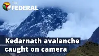 Massive avalanche near Kedarnath temple | The Federal