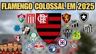 FLAMENGO COLOSSAL! COMO O MENGÃO SE COMPARA AOS DEMAIS CLUBES EM 2025? ⚽🏆