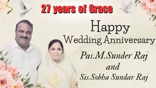 27th Wedding Anniversary || ITBC Ministries Bengaluru || Live