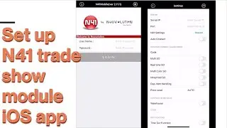 iPod/iPhone: Configure mobile app settings for trade show module