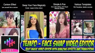 Tutorial On Tempo - Face Swap Video Editor 🔥Free Download🔥 Android APPS Tutorial Easy Guide