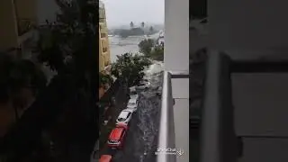 Cars swept away by Mischaung Floods at Chennai