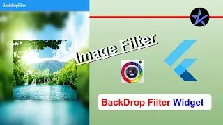 Image Filter using BackdropFilter in Flutter | Flutter Tutorial | Image Effects in Flutter.
