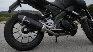 MT-125 LEOVINCE SOUND TEST WITHOUT DB-KILLER AND WALKAROUND