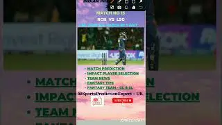 RCB vs LSG M#15🤠IPL 2023-Detailed Analysis-Dream 11Team-Fantasy Tips-DreamTeam #viral #yt #trending