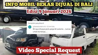 Video special request, harga mobil pickup bekas dijual di Bali, edisi 9 Januari 2026