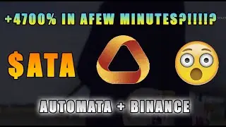 MASSIVE ATA AUTOMATA +4200% IN A FEW MINUTES ON BINACE AFTER BEING LISTED. Price analysis June 2021