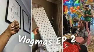 VlogMas Ep2 🎄Maintenance 💅🏽| Errands & Shopping🛒| Remo’s 8th birthday 🥳🎈
