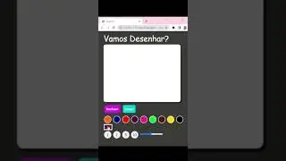 APP DE DESENHO COM CSS E JS. #shorts