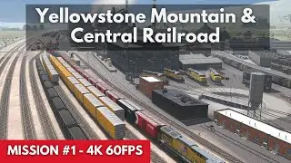 Yellowstone Mountain & Central Railroad (new map) - Trainz Simulator 4K 60FPS | Android and IOS