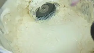 GLASS  VAS intensive mixer with turbine  production of mayonnaise - Produktion von Mayonnaise