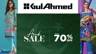 Gul Ahmed Azadi sale upto 70% off on all items! August 2020|Fashion N Vlogs 2020|