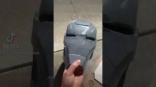The BEST METHOD to removing UNSANDABLE LAYER LINES- 3D Printed IRON MAN Helmet!