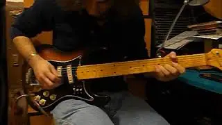 BLUESGUITAR 001 Teisco-Hertiecaster in Mooserite-Style con Alberto Menes