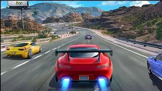 Super Car Race. Where you have to race with multiple cars. Street Racing 3D