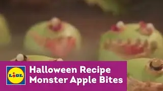 Halloween Recipe 🍏👾 - Monster Apple Bites