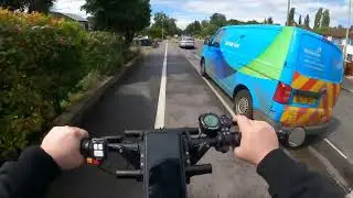 electric scooter Oxford. gopro 9.