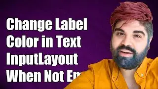 Change Floating Label Color in TextInputLayout When EditText Not Empty