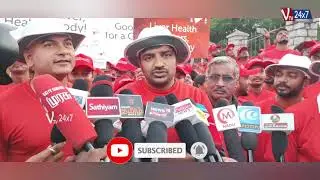 Gleneagles Global Health City Chennai World Liver Day WALKATHON Chief Guest Actor Sathish