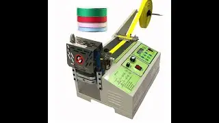FLYING MAN HOT & COLD WEBBING CUTTING MACHINE VIDEO JENNY GU 0086 13913685958