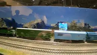 BN 2164 at Model Train Festival In Tacoma on December 28, 2025 (Angle 2)