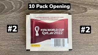 2022 Panini FIFA World Cup Qatar 10 Pack Opening #2 - So Many Blues!