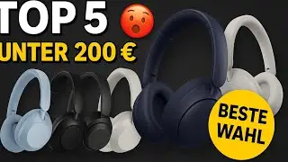📦 TOP 5 Noise Cancelling Kopfh&ouml;rer unter 200 &euro; (2025) | Meine Empfehlung f&uuml;r Sound & Komfort!