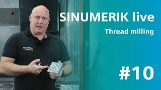 SINUMERIK live thread milling
