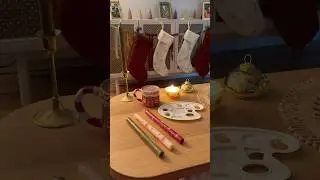 Christmas Candle Painting ✨