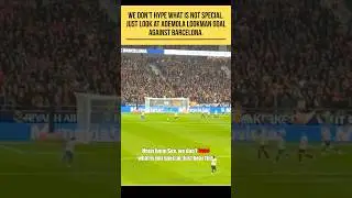 Ademola Lookman&rsquo;s goal against Barcelona was precise🫡. #football #lookman #barcelona