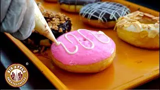 The Process of Making Donut at Big Apple Donuts | The Most Amazing Donuts in Cambodia