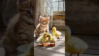 Duckling Takeover! 🐣 They Stole the Kitten&rsquo;s Milk! 🐱🥛