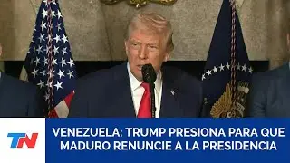 BLOQUEO EN VENEZUELA I Trump presiona a Maduro para que deje el poder: 