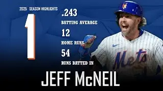 Jeff McNeil || 2025 New York Mets Highlights