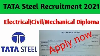 Tata Steal Junior Engineer Trainee Recruitment 2021 | For Diploma and B.TECH Students