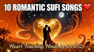 10 Original Romantic Sufi Songs in Hindi | Heart Touching Lyrics for Love & Devotion 2025 ❤️