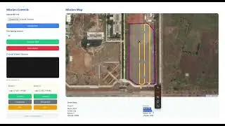 Disaster Management Project: Drone Automation & Mission Planning Web Interface Demo