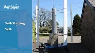 Vertogen Variable Pitch Vertical Axis Wind Turbine . Fully working Prototype working.