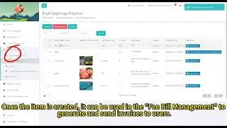 Preschool Management System &ndash; How to Set Up Fee Items | preschool.zone