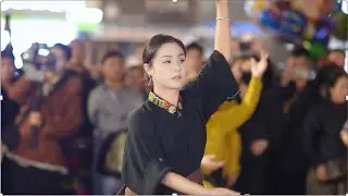 Юнцзи, команда жуоречаму, красивый тибетский танец «Нанцянь Гочжуан»