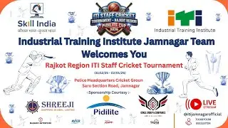 Day 2 || ITI Staff Cricket Turnament-2026 || Rajkot Region || UT Sports Live