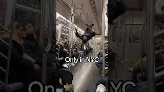 ONLY IN NEW YORK #nyc #subway #nycdancers #dancer #dancevideo #reaction