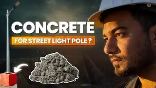 How to Calculate Concrete Quantity for Street Light Pole Foundation | Step-by-Step Method