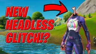 This GLITCH made it IMPOSSIBLE to HEADSHOT him?? (funny fortnite glitch)